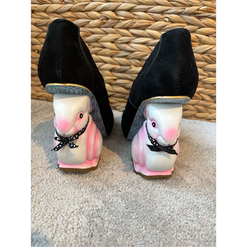 NWOB Irregular Choice lace up bunny heels, Eu 40  US 9/9.5 - Picture 2 of 8
